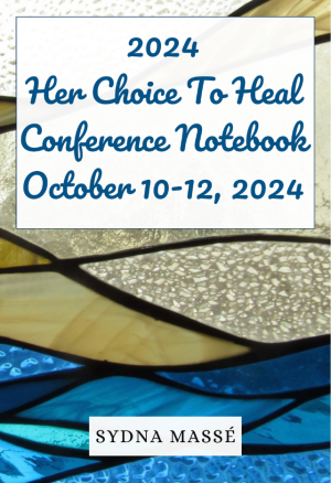 Her Choice to Heal 2024 conference notebook.