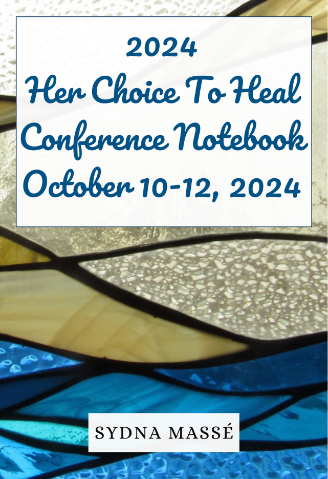 Her Choice to Heal 2024 conference notebook.