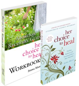 Abortion Recovery Program Her Choice to Heal Book and Workbook Set