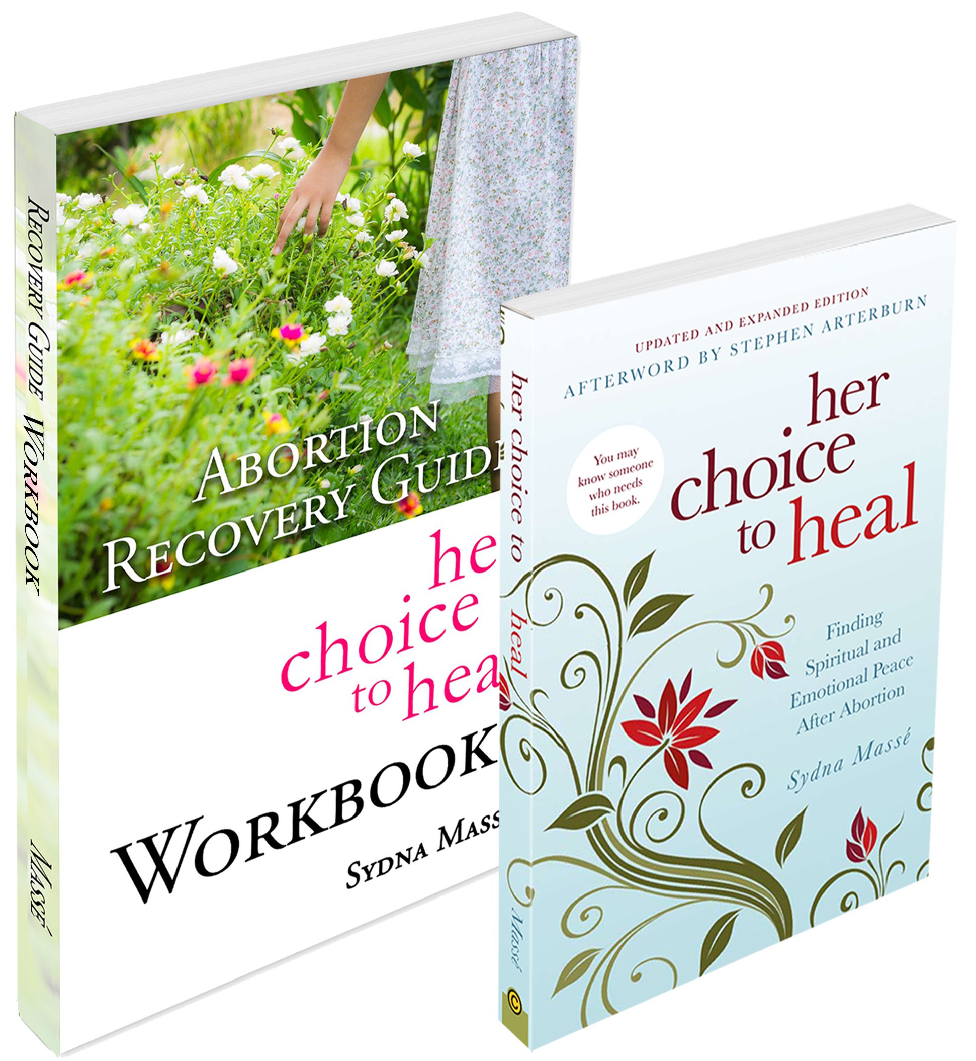 Abortion Recovery Program Her Choice to Heal Book and Workbook Set
