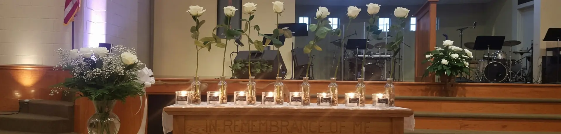 Honoring an aborted baby's life with a memorial service.